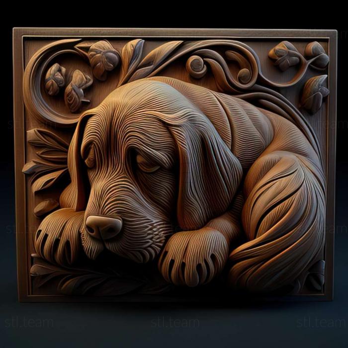 3D модель Слизни собака (STL)
